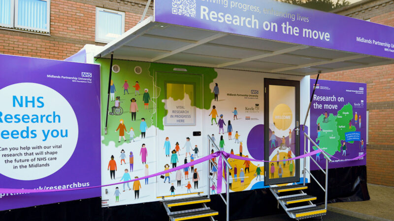 NHS MPFT Research Bus Launch Event
